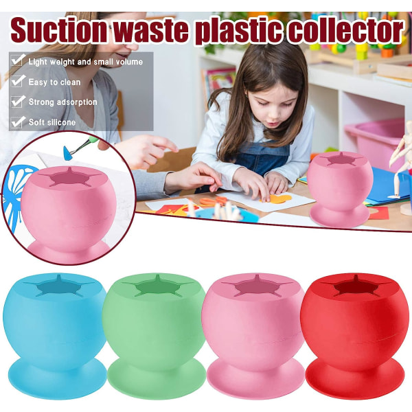 Soft Silicone Weeding Waste Collector with Suction Cup Star