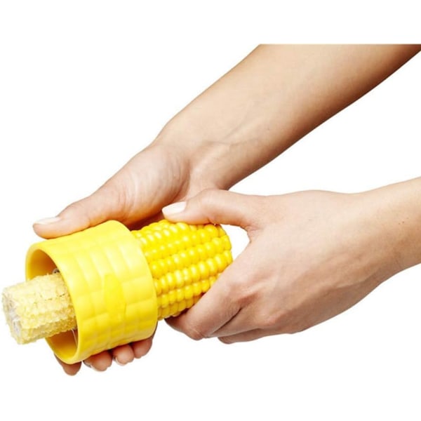 Maissintähkäkuorintakone Keittiötyökalu Maissinleikkuri, keltainen