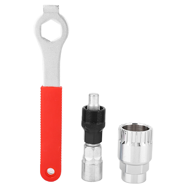 Bike Crank Extractor Bottom Bracket Remover Steel Crankset Repair Tool Set for Bicycle