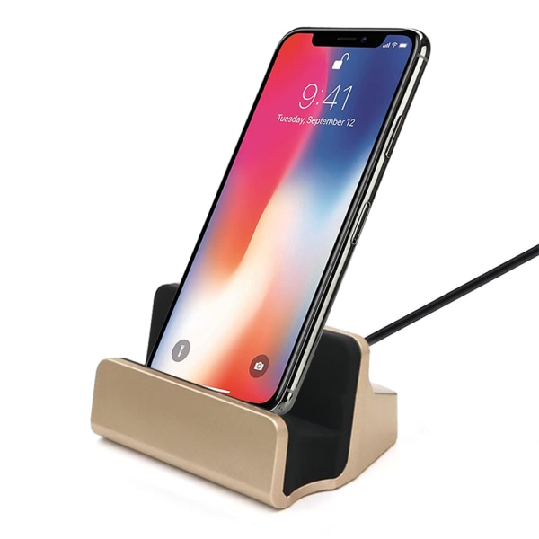 For iPhone Magnetic Desktop Charging Dock Hurtigladingsdata