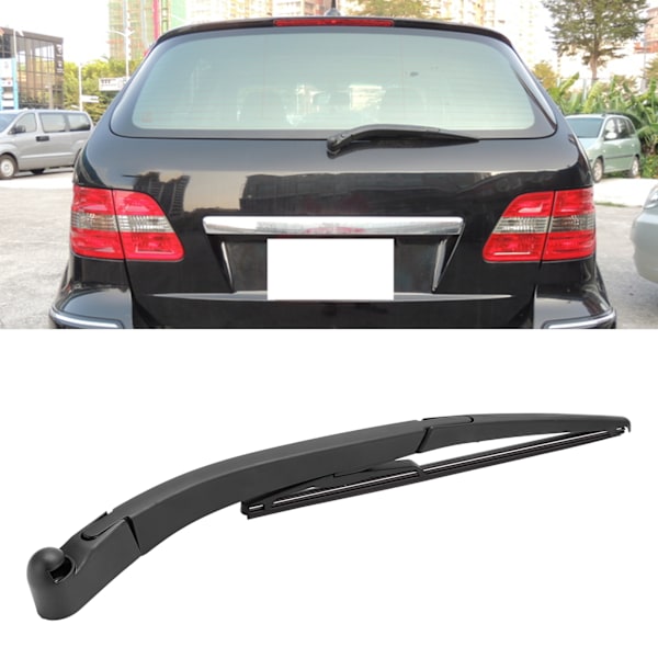 Car Rear Windshield Wiper Arm Blade Set A 245 820 08 44 Black Replacement for Benz B Class W245 B160 2005‑2010