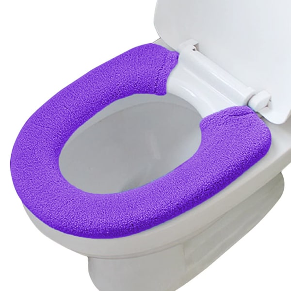 Toalettsetetrekk, med Snaps Fast Strekkbar, vaskbar fiber