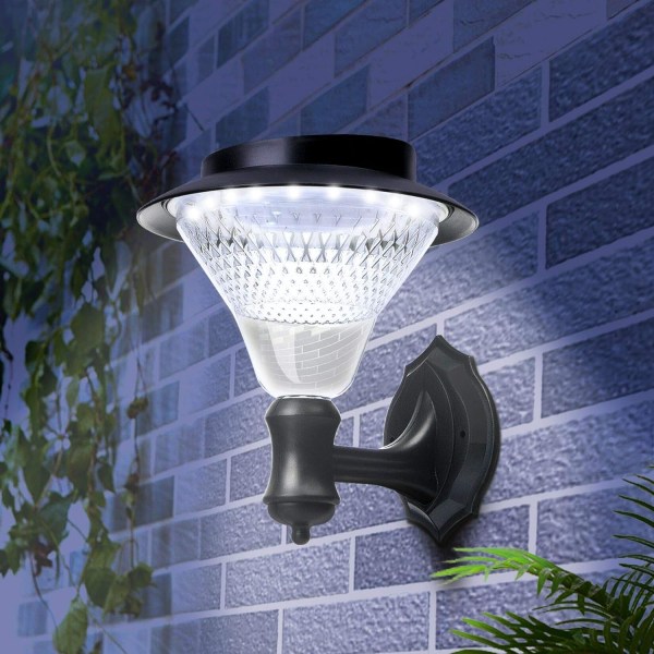 Solar Wall Lanterns, 16 Led Solar Powered Veranda Light, Solar Outd