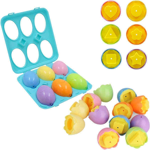 Farge Shape Maching Egg , Easter Educational Maching Egg Set