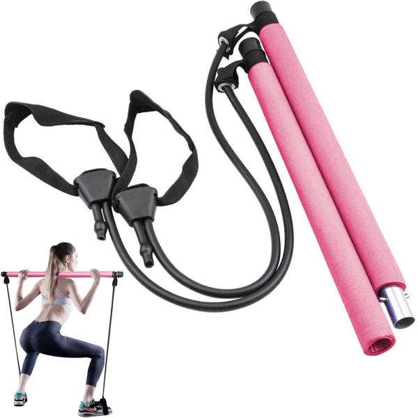Pilates Exercise Stick Kit ， Portabel kompakt 3-delad yoga