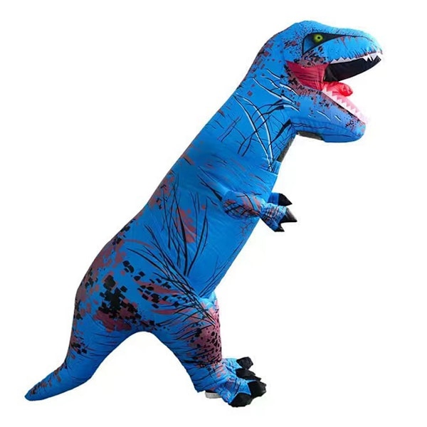 Tyrannosaurus uppblåsbar kostym Halloween klä upp rollspel realistisk muskel dinosaurie uppblåsbar kostym