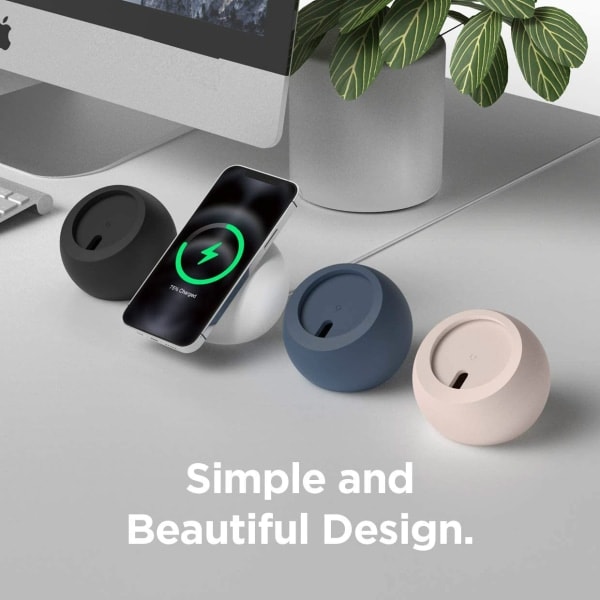 Silikon, Laddningsställ, MagSafe, laddare, rosa