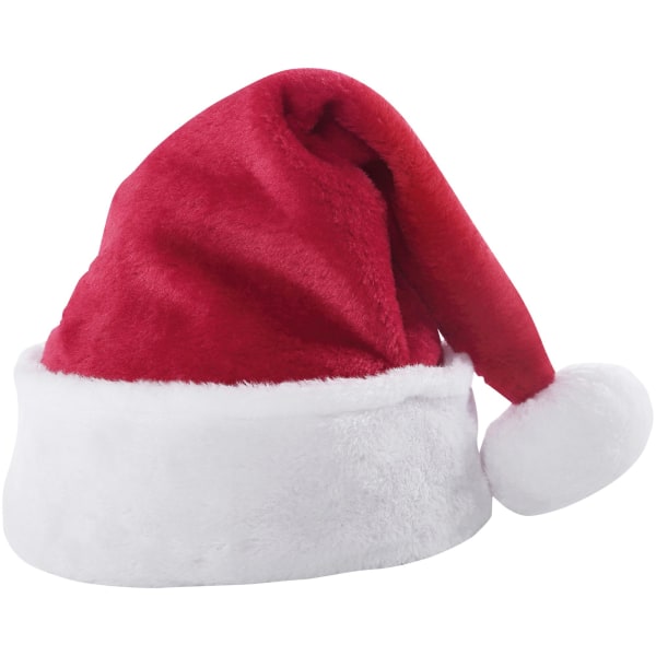 Viktiga tillbehör för julen Klassisk röd & vit tomtehattkostym