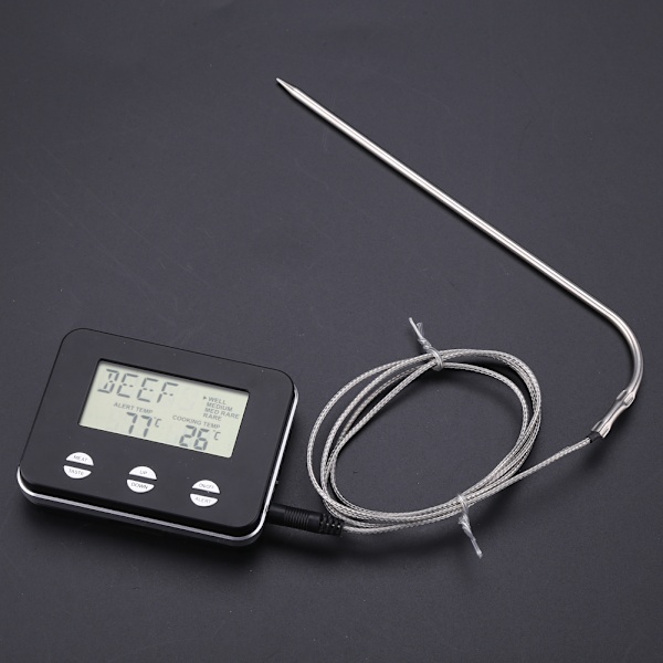 LCD Digital BBQ Termometer Köksmatlagning Mat Kött Sond Temperatur Testare