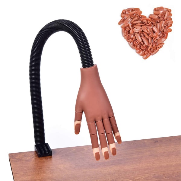 Negletræning Praksis Hånd Negle Display Manicure Supply -