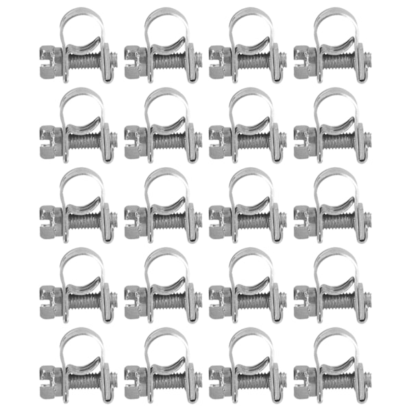 304 Rustfrit Stål Mini Klemme Ingen Rust Korrosionsbestandig Speciel Kraftfuld Slangeklemme 9-11mm