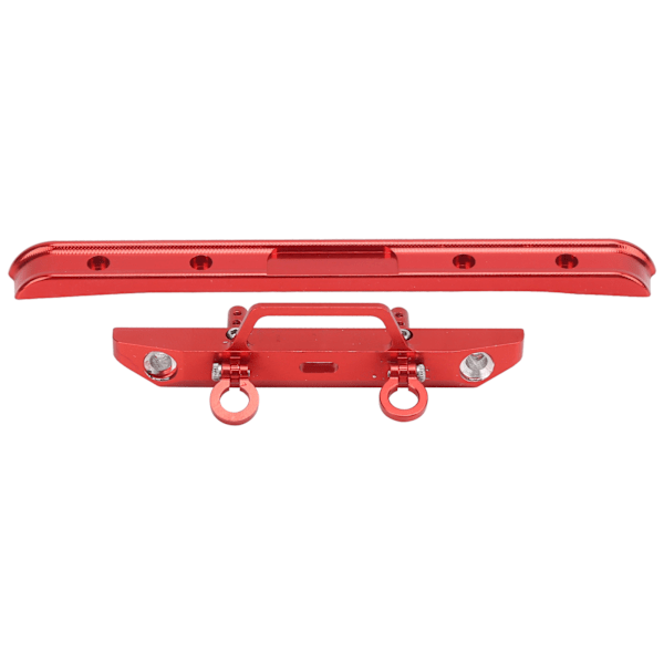 RC Aluminium For- og Bagkofanger Sæt til Axial SCX24 90081 1/24 RC Bil Opgraderingsdele Rød