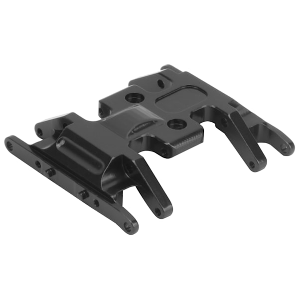 Aluminium Chassis Mount Plate Gearkassefeste Transmisjonsholder for Axial SCX24 1/24 RC Bil Svart