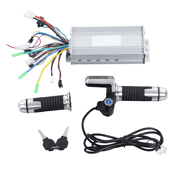 36/48V 1000W Elcykelstyrenhet med Hastighetskontroll Gasreglage LCD-Display Kit