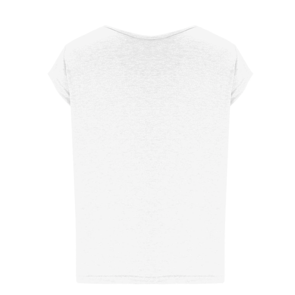 Blouse Kvinner Elegant Ermeløs T-skjorte Casual T-skjorte Hvit Topper