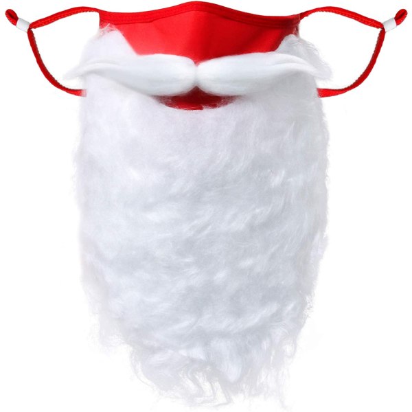 Sjov julemand skæg kostume tilbehør juledekoration