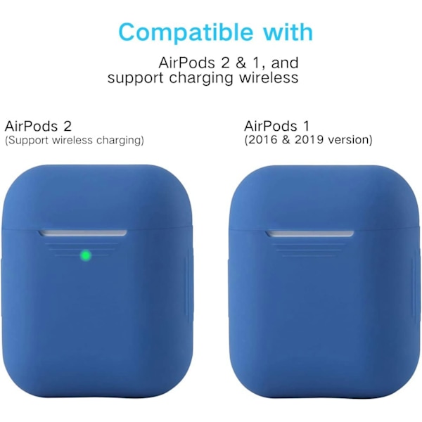 AirPod, 1/2, Silikonfodral, Silikonskal, Lime Grön Lime Grön