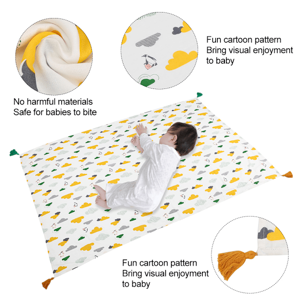 Baby badehåndklæde unisex blød baby badeværelse brusebad håndklæde vaskeklud tæppe til nyfødt hvid 110 x 158cm