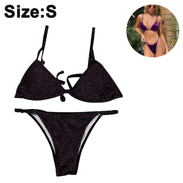 2 stk. Bikini - Dame - Lila - S