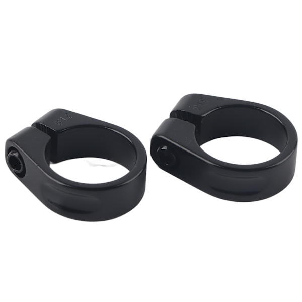 2Pcs 31.8MM Aluminum Alloy Mountain Bike Seat Tube Clip Road Bicycle Seatpost Clamp