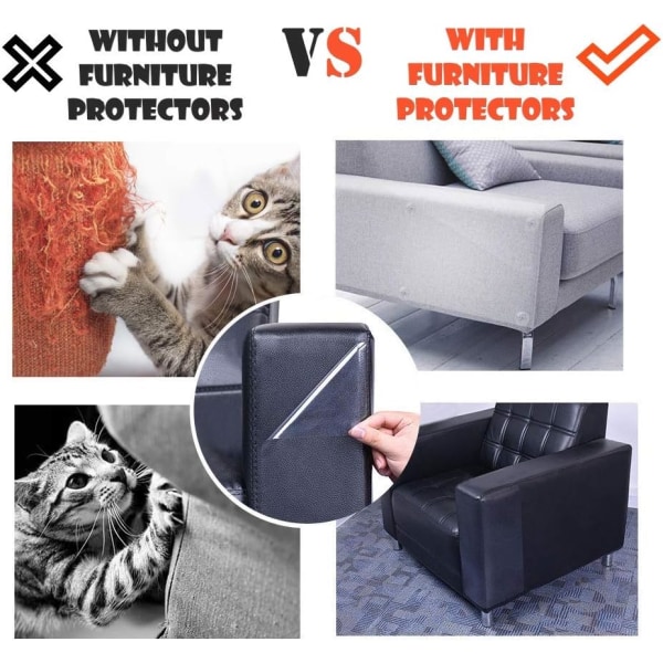 Anti-ridse møbelbeskyttere (6 stk), Beskyt din