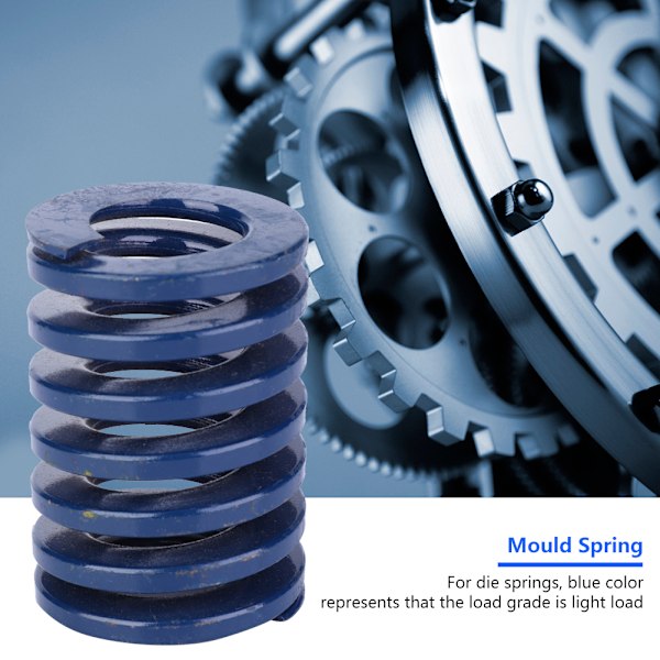 OD 50mm ID 25mm Light Load Stamping Compression Mould Die Spring Blue (TL50*70mm)