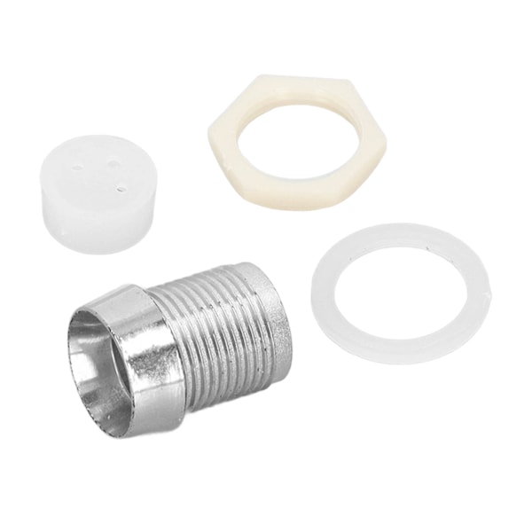 100 stk LED-holder 0,3 tommer plast krombelagt stabil lysdiodesokkelbase for DIY-indikator