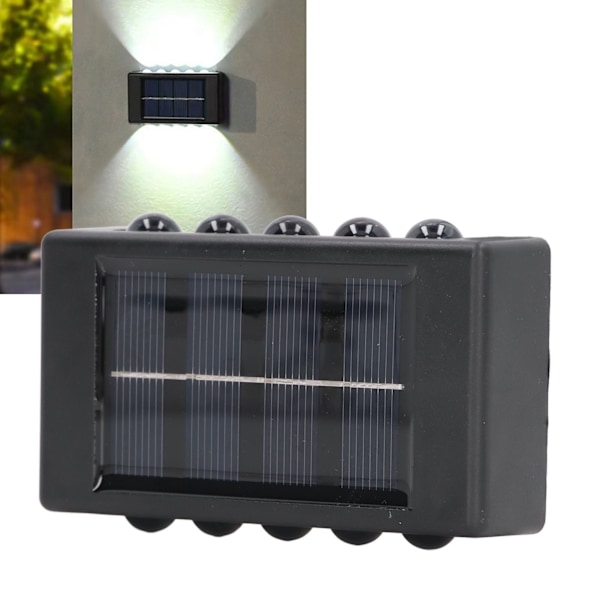 Up Down LED Solar Wall Light IP65 Waterproof Double End Solar Wall Mounted Lamp 600mAh