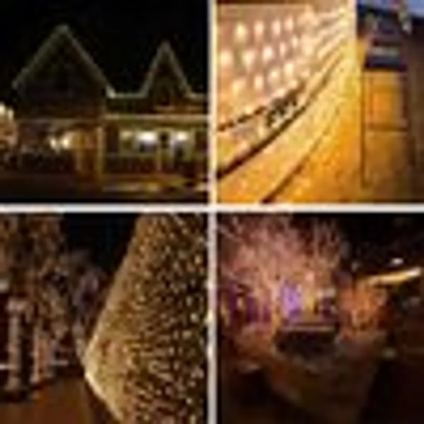 6X4m 880LEDs LED lyskæde indendørs udendørs julelys