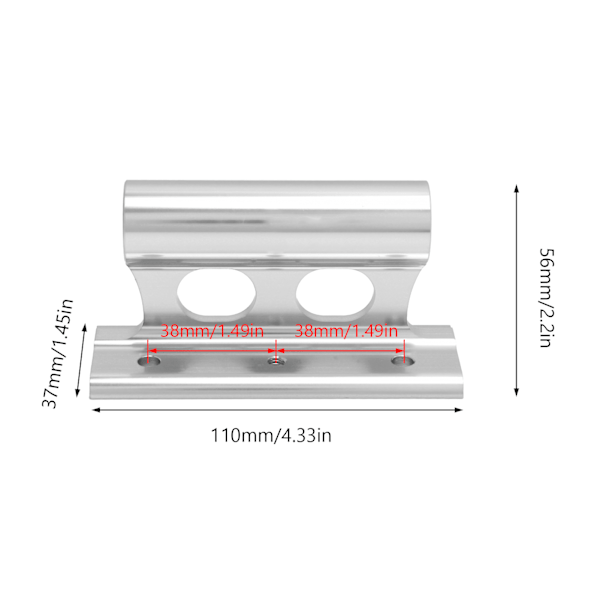 MEIJUN Hurtigudløsningsgaffelmontering i Aluminium Legering Cykelblok Gaffelmontering Tilbehør til Udendørs Rejser Sølv