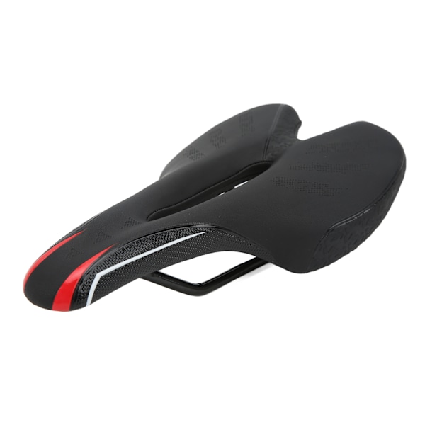 Bike Seat Cover High Elastic Mountain Bicycle Hollow Saddle Cushion Breathable Seat PadBlack and Red