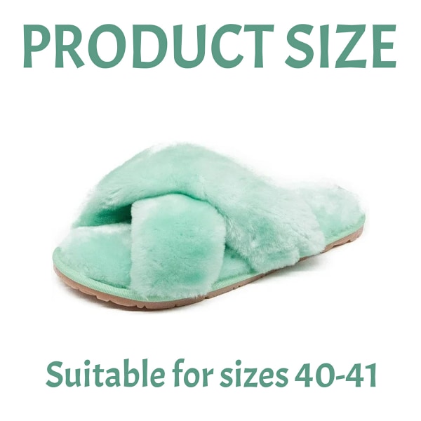 Damtofflor i fluffigt pälsmaterial - Öppna tår, mysiga, minnesskum, sandaler, platta, bekväma, halkfria, spa, inomhus/utomhus, lätta att ta på