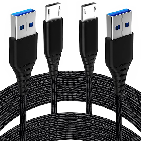 KabelMikrofonUSB2M+2M, 2.4AKabelMikrofonUSBHurtigOpladningForSamsungA10/A72018/A6/J6Mere/J62018/J4/J3J5J720172016,TabS2,