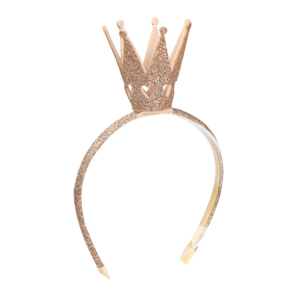 Guldkrone Hårbånd Prinsesse Hårbånd Tiara Krone Hovedbeklædning til Lille Pige Bryllup Fødselsdag Prom Fest