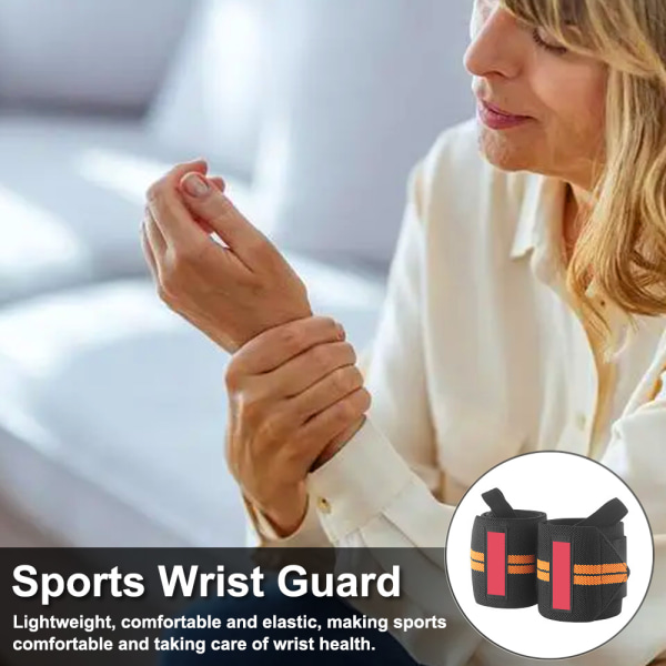 2 stk håndledsbeskytter sport vægttræning horisontal stang assist