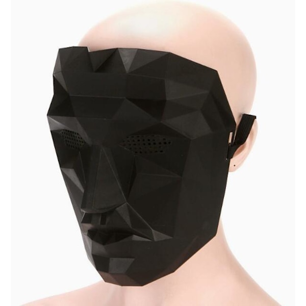 Squid Game Masker, Vuxen Kostym, Masker rounded rounded