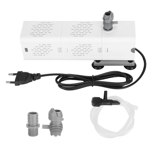 ZYN61 Inbyggd Akvariumfilter, Nedsänkbar Tyst Akvariumpump, Filterlåda (EU-kontakt 220V)