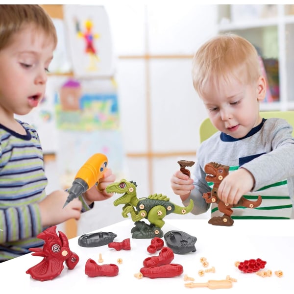 Leksak för 4 5 6 7-åriga pojkar Ta isär Dinosaurieleksaker för barn