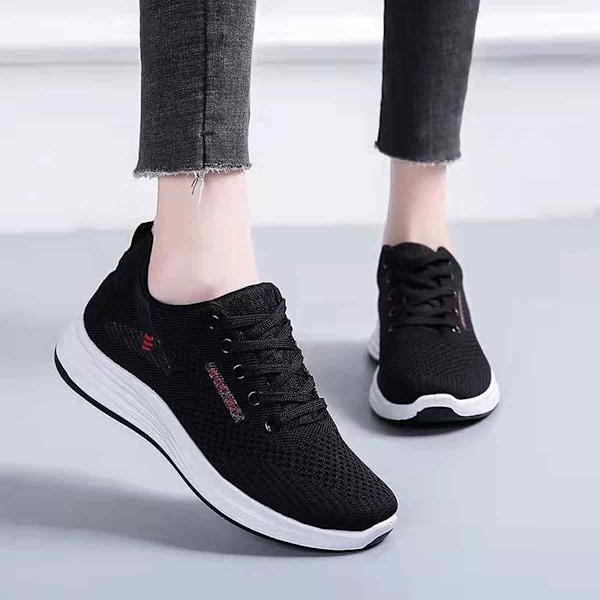 Damskor Tennisskor Walking Sneakers Minnesskum Slip On Gym Athletic Workout Nursing Comfort Arbetssko