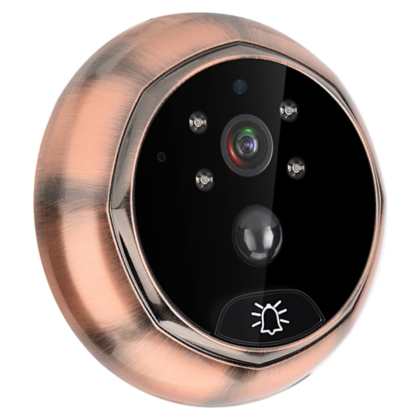 4,3 tommer 1,3MP HD Smart Dørklokke System Dørkikkert Kamera Monitor Kit PIR Bevægelsesdetektion