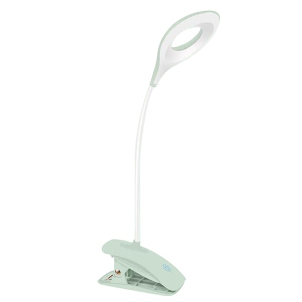 Flexibel 360° LED-läslampa med svanhals för läsning, vit