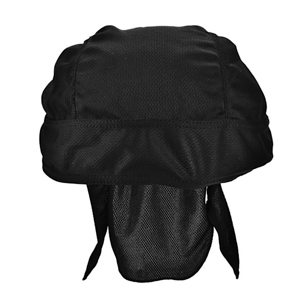 Quick Dry Cycling Cap Sweatproof Bike Scarf Summer Riding Headscarf Sunhat(Black)