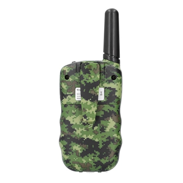 2 stk Mini Walkie Talkie Sett USB Lading Trådløs Radio Barn Leke for Barn Bursdag Jul Gaver Kamuflasje Europeisk 8CH PMR 446MHZ