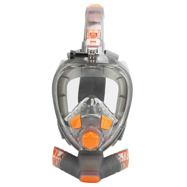 SMACO Silikon Full Face Snorkling Mask med Bred Vinkel, Anti-Immande Skydd, Dykutrustning S/M