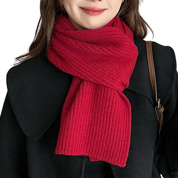 Kids Scarf Soft Warm Knit Neck Warmer Winter Classic Scarf for Boys Girls