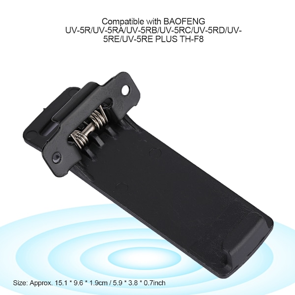 5PCS UV 5R Belt Clip for BAOFENG UV 5R UV 5RA UV 5RB UV 5RC TYT TH f8 Ham Radio Walkie Talkie