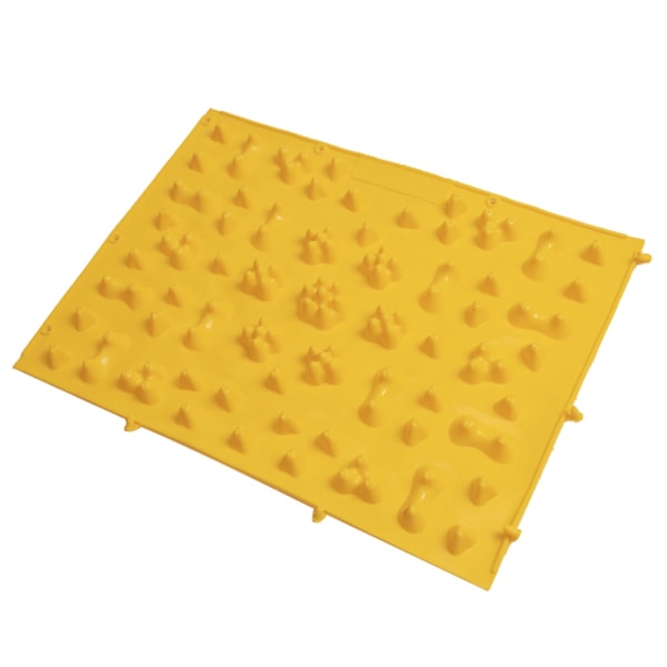 Acupressure Foot Massage Pad Relieve Stress Pain Blood Circulation Acupuncture Mat(Yellow)