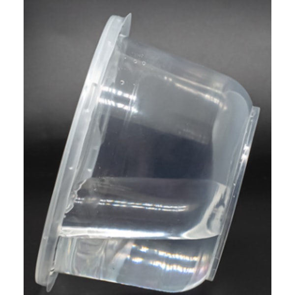 50 sett - Gjenbrukbare plastbeholdere med lokk -BPA-fri- Kast