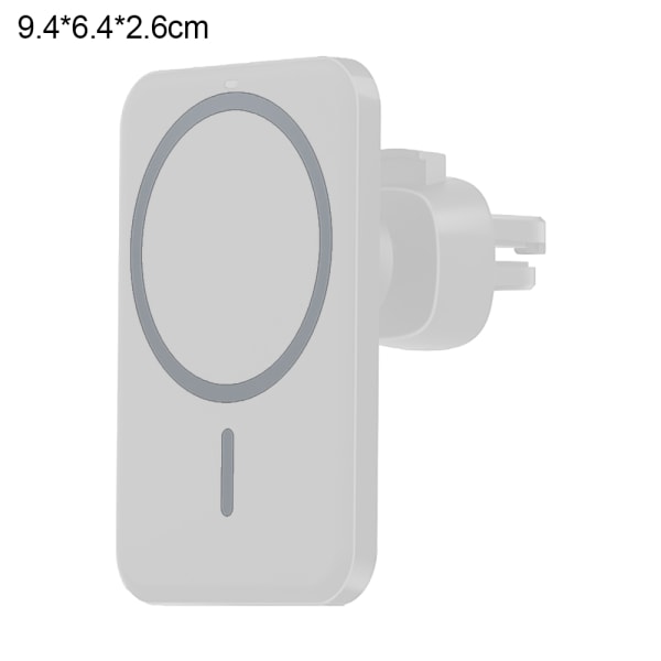 Magnetisk trådlös biltelefonladdare för iPhone 14/13 Justerbar