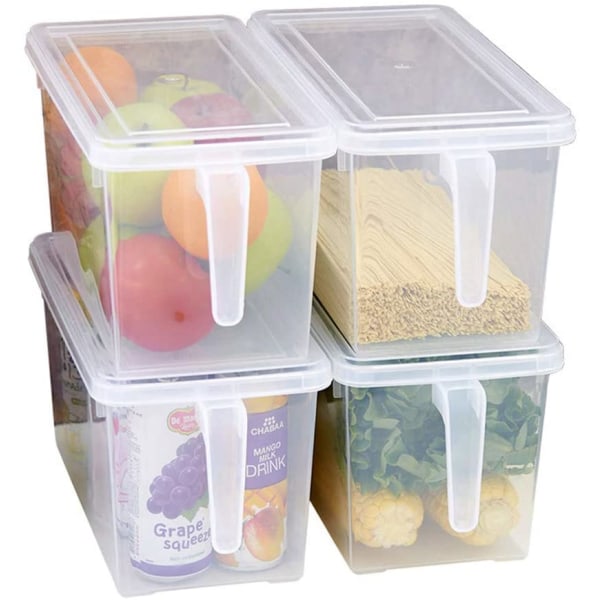 Plastic Storage Containers Square Food Storage Organizer